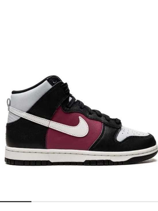 Nike Shoes - Nike Dunk High Top Sneaker Black/Summit White/Rosewood Leather NEW Size 11